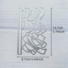 Large multi layered bowknot bow metal craft die cut cutting paper machine cutter