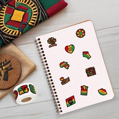 Multi-Use 1000 Pcs Black History Celebration Stickers – Long-Lasting & Stylish