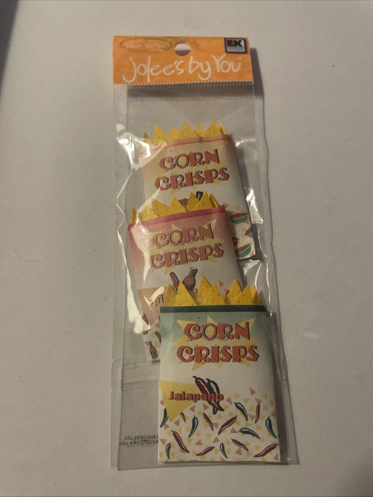 Corn Crisps Chips Snack Food Jolee’s By You Mini Scrapbooking Embellishments