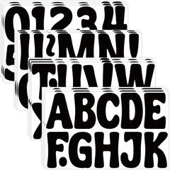 Letter Stickers Large Bulletin Board Letters for Classroom, 20 Sheets 250 Pcs Al