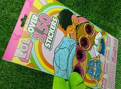 L.O.L. Surprise Colorful Sticker Book LOL Puffy 150 Stickers Glitter Foil Glossy