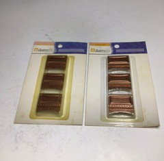 Daisy Ds Index Tabs Black Copper 1 1/4 Inch By 1 Inch Set Of 3 Packs Unopened
