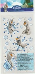 Disney Licensed Stickers FROZEN Olaf & Snowflakes Theme 83417 Fast FREE Ship!