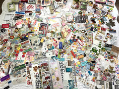 Partially Used Jolee’s, K & Company & More Stickers & Cardstock. PLEASE READ