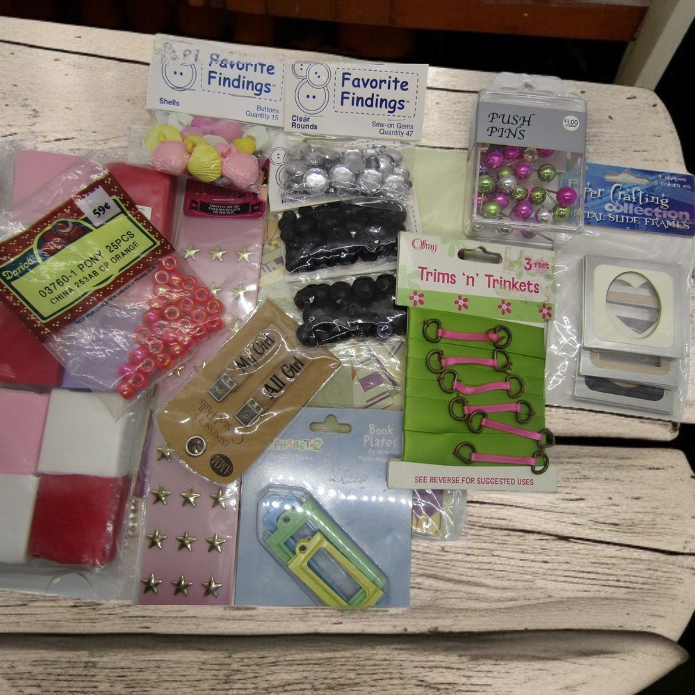 Large Craft Bundle Lot for Scrapbooking, Cardmaking and Other Crafts