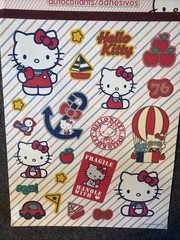 Hello Kitty Sticker Sheet Scrapbook Planner Craft Stickers