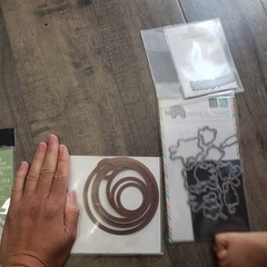Paper Crafts Die Cuts & Stamps Bundle Poppy Mama Elephant Cats HBD Frames