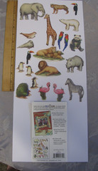 Paper Reflections Vellum Die Cuts ZOO Partial Package 21 Pieces
