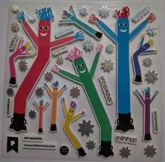 Pipsticks Sticker Sheet «Air Dancers» Reprinted From Mar 2021