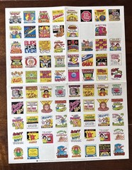 VTG 1984 Scholastic Book Club Sticker Sheet Pac Man Pickles Video Games RL Stine