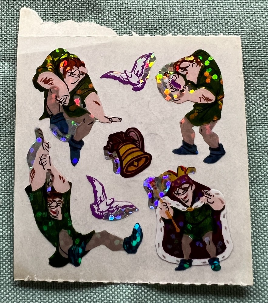 3 Modules Sandylion Prismatic Stickers -Hunchback Of Notre Dame