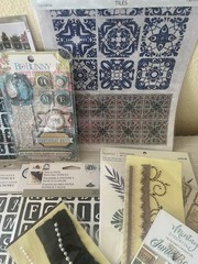 LARGE Lot Contemporary Crafters Kit Prismacolor, Bo Bunny, Stamps, Paper – 20