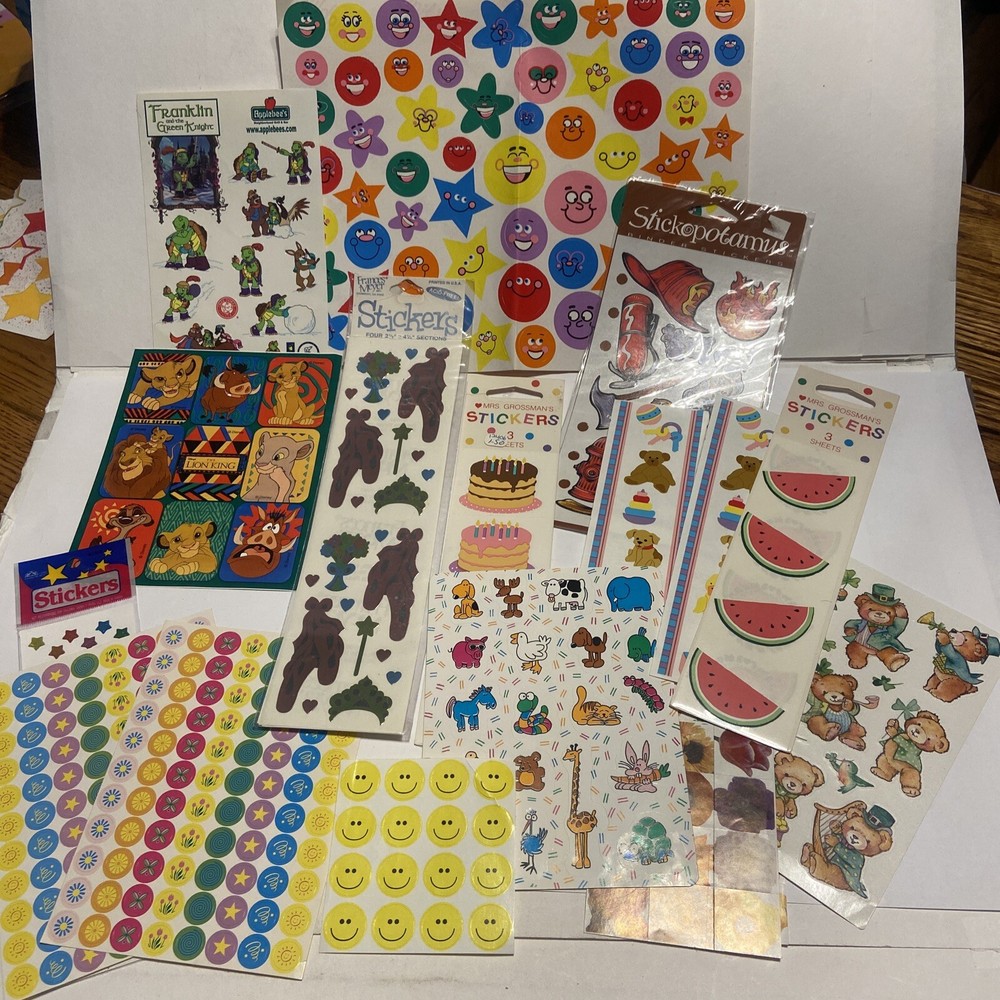 Vintage Mix Lot Mrs Grossman’s Stickers Meyer See Photos