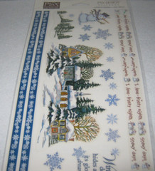 PSX Design Stickers – Winter Village – Dated 2002 – New Package