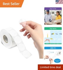 Versatile 1000 PCS Clear Self-Adhesive Seals – Perfect for Gifting & Office Use