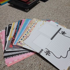 Lot of Misc. Scrapbook Paper 4+ lbs. Most Are 12″ x 12″ Sheets, See Photos