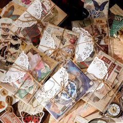 Vintage Scrapbooking Supplies Kit Vintage Stickers for Scrapbooking Journaling