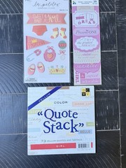 Large Baby Girl Scrapbooking Sticker Embellishment Lot Jolee’s Soft Spoken Baby