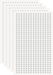 5 Sheet/2250Pcs Rhinestone Adhesive Stickers Self Adhesive Acrylic Gem Sticker 3