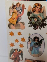 4 Pkgs VTG 1999 Paper Magic Group Angel Stickers Sticker Central Collector Cards