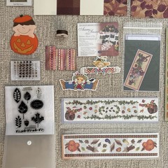 AUTUMN Themed Embellishments Kit