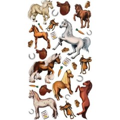 Horse Ponies Equestrian Rodeo Stickers Embellishments Planner Papercraft Cards