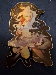RWBY Holographic Sticker Lot X5 Pyrrha Yang Weiss Penny Size 3X3 Inches