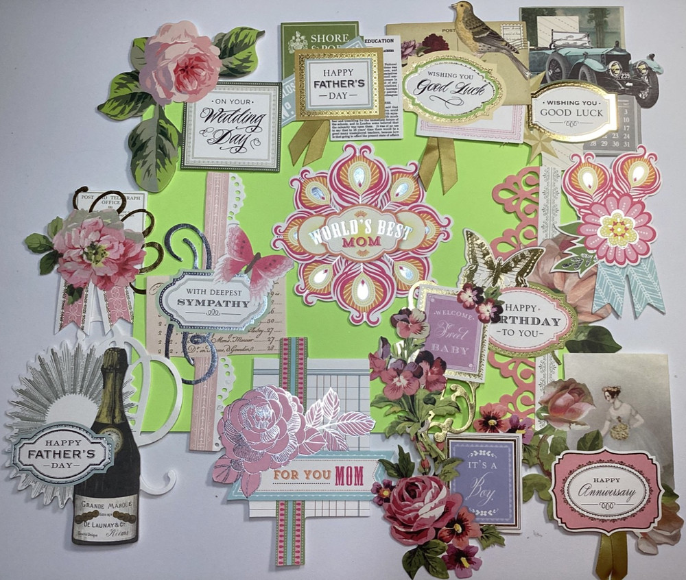 Anna Griffin All Occasions Card Topper 14 Piece