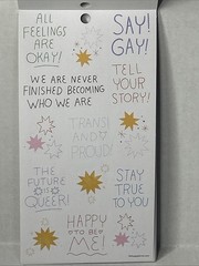 Happy Planner 488 Sticker book 30 Sheets Blooming With Pride Gay Love Floral