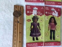 American Girl Bubble Stickers Sticker LotPack 8 And 3 Small Dolls And Lego Doll