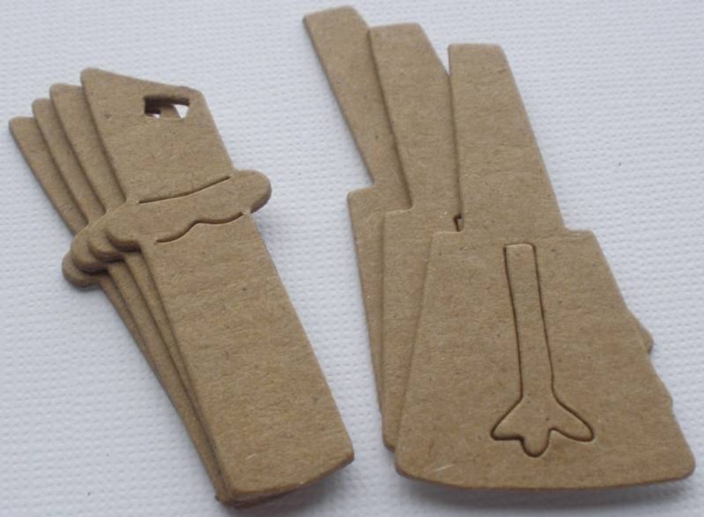 {8} *LIPSTICK & NAIL POLISH* Raw Chipboard Die Cuts