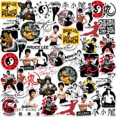BRUCE LEE VARIETY DIE CUT VINYL 50 CT STICKER PACK