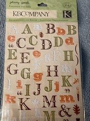 K and Company- Thanksgiving & Harvest-stickers, rubons- Johnny Yanok