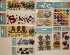 JOLEE’S BOUTIQUE Lot of 33 packs Dimensional Scrapbooking Stickers Assorted Mix