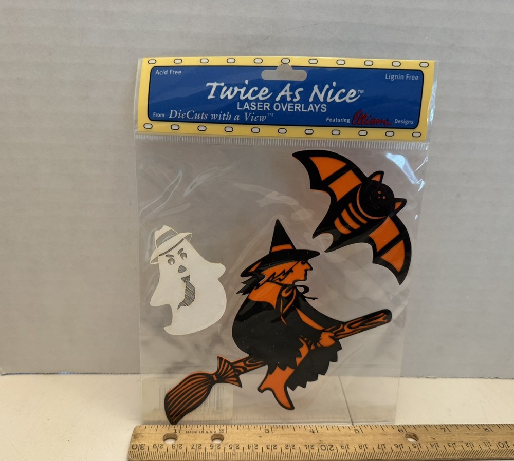 Ellison Designs «Twice As Nice» Laser Overlays Die Cuts With A View, Halloween