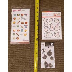 Set Of 3 Crafting Scrapbooking Card Making Items Sealed in Package