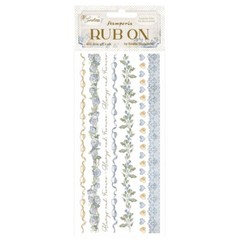 Stamperia – TIMELESS – STRIPES – RUB ON – 4″ x 8.5″, Borders