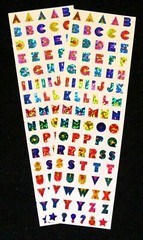 Mrs Grossman Alphabet Sticker Sheets Assortment *Your Choice* (See Description)