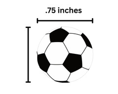 Soccer Planner Journal Stickers, Round