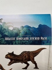 JURASSIC WORLD JURASSIC PARK Realistic Dino Sticker 4 Pack buy more and save $$