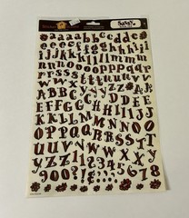 Lot of Letter Scrapbook stickers and embellishments