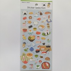 Sticker Sheet set Japanese Culture and Food Made in Japan