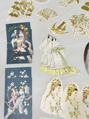 Original Anna Griffin AG904 «WEDDING CARD TOPPERS» 132-Pc Sentiments Card-Layers