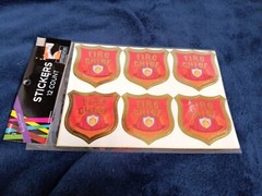 New Fire Chief Stickers, 12 Count, 2″x2″, Brother Sister Designs, 2013