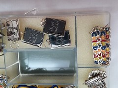 Card Connection Charming Thoughts Birthday Metal Charms -AS PICTURED