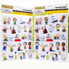 Peanuts Snoopy Stickers 2 Sheets Stickers Puffy Stickers 2 Sheets Party Favor
