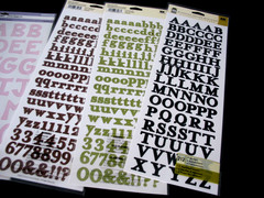 Making Memories, EK Success ABC/123 Sticker Lot LETTERS NUMBERS