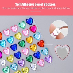 3897 Pcs Rhinestone Gem Stickers – Self-Adhesive Craft Jewels, Multicolor & Asso