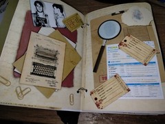 Crime Detective Junk Journals Scrapbook USA