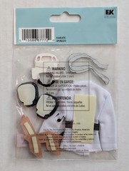 VERY RARE Jolee’s Karate Martial Arts Scrapbooking Stickers LOOSE PIECES READ!